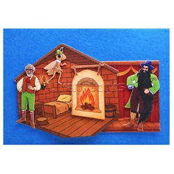 Золотой ключик, фетр