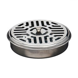 Подставка под спирали от комаров, для благовоний, с крышкой, металл, Greengo