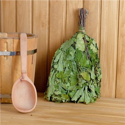 Веник для бани, дубовый, в пакете