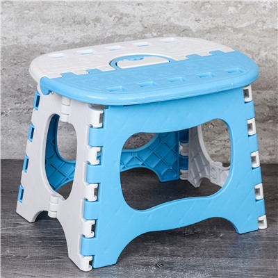 Табурет складной 25x19x20 см АКЦИЯ / K0039-1 /уп 50/ пластик