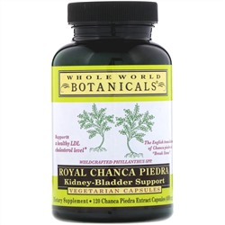 Whole World Botanicals, Royal Chanca Piedra, для поддержки почек и мочевого пузыря, 400 мг, 120 вегетарианских капсул