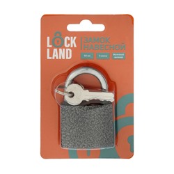 Замок навесной LOCKLAND, с влагозащитной дужкой, 50 мм