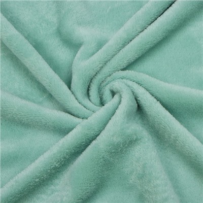 Плед с рукавами «Этель», 150×200 см, корал-флис, мятный