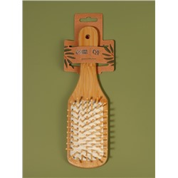 Расчёска массажная BAMBOO, бамбуковая, 22.5×6.5 см