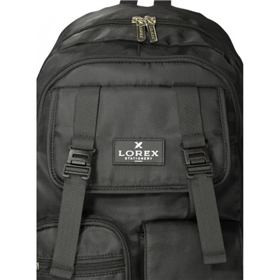 Рюкзак молодежный ERGONOMIC M17 "TOTAL BLACK" 43x29x15 см LXBPM17-TB LOREX