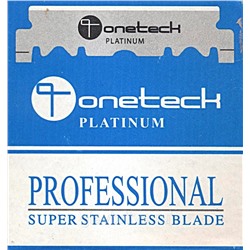 Лезвия для бритья односторонние для шаветок Onetech Professional Platinum 100шт. в картонном блоке