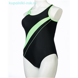 383 F Купальник сплошной спортивный (50-58)