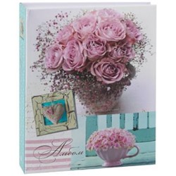 Фотоальбом 10х15 на 200 фотографий  IA-200PP серия 068 цветы Image Art