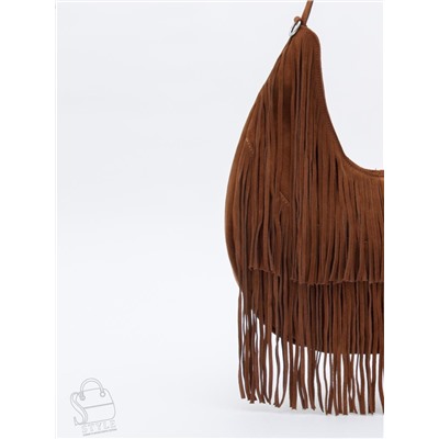 Сумка женская кожаная 5876P brown Polina&Eiterou