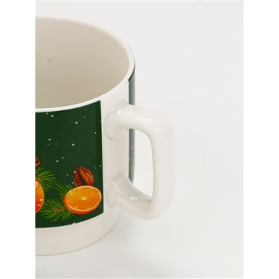 Кружка новогодняя керамическая «Аромат Нового года», 350 мл