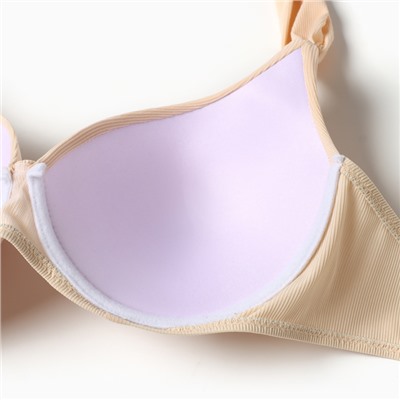 Купальник раздельный бельевой на завязках женский, цвет кремовый, размер 54