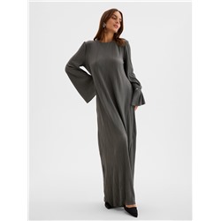 Платье женское MIST Classic collection, макси, размер 48-50, графит