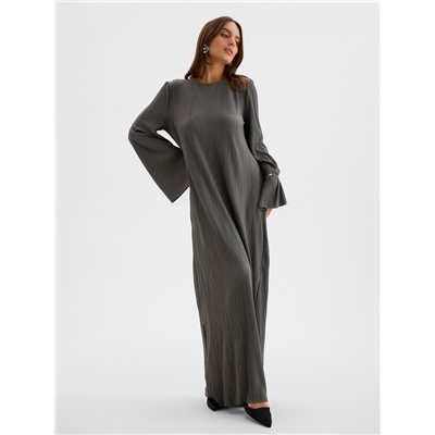 Платье женское MIST Classic collection, макси, размер 48-50, графит