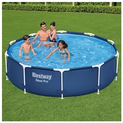 УЦЕНКА Бассейн каркасный Bestway Steel Pro 56677, 305×76 см