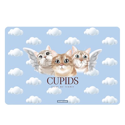 Подкладка настольная пластиковая Cupids, А3 (в пакете по 12 шт.)