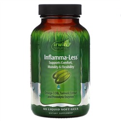 Irwin Naturals, Inflamma-Less, 80 гелевых капсул