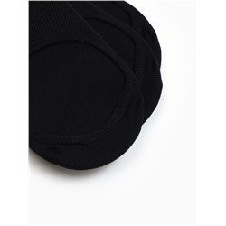 Следки спортивные с компрессией Resport, 3 пары, размер 35-38, чёрные