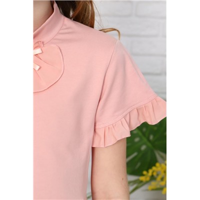 Джемпер Сентябрина короткий рукав (Пудра)