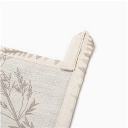 Прихватка «Этель» Flower herbarium, 19×19 см, 100% хлопок, репс 210 г/м²