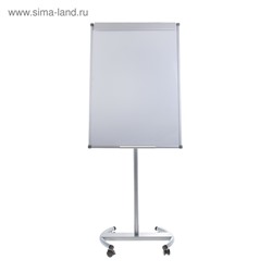 Флипчарт мобильный магнитно-маркерный Calligrata PREMIUM, 70×100 см, в УСИЛЕННОМ алюминиевом профиле, на роликах