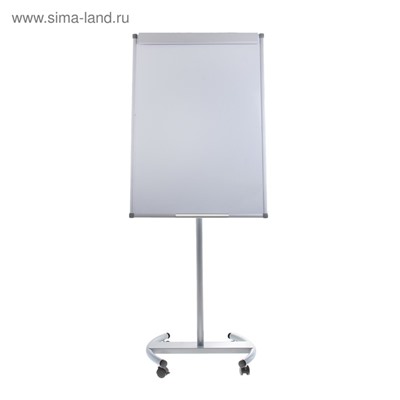 Флипчарт мобильный магнитно-маркерный Calligrata PREMIUM, 70×100 см, в УСИЛЕННОМ алюминиевом профиле, на роликах