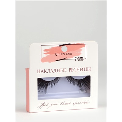 Ресницы накладные «Яркость», 5-20 мм, без клея, чёрные