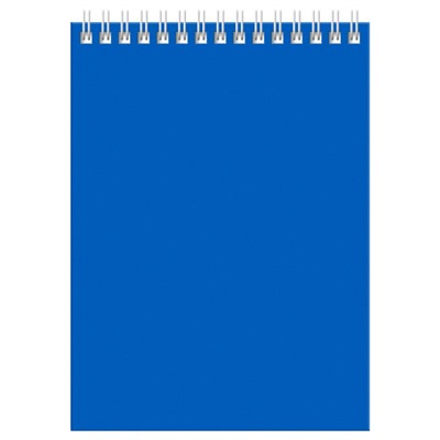 Блокнот на спирали А5 60л клетка Синий для конференций 8589 BG