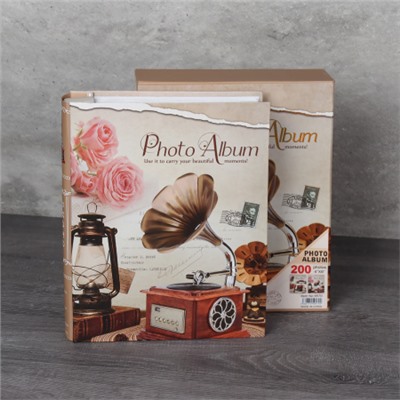 Фотоальбом 200 фото 10х15 Ретро / 9570 /уп 36/