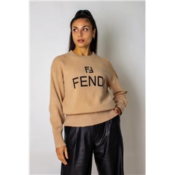 Теплый джемпер F женский арт.1835 (Бежевый)