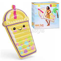 Надувной матрас-плот для плавания 173х99х20см "Boba Duddy", до 100кг, 58738  INTEX