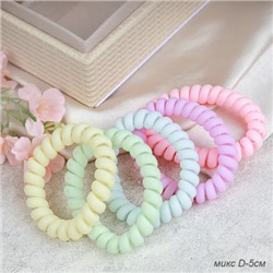 Резинка-пружинка для волос 50 мм / QQ67-4 /уп 400/