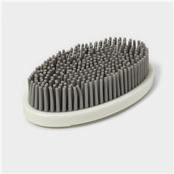 Щётка универсальная Raccoon, 12×6.5×2.5 см, пластик, TPR ворс, 1.6 см