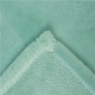 Плед с рукавами «Этель», 150×200 см, корал-флис, мятный