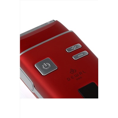 Dewal Шейвер для проработки контуров и бороды / Blade Red 03-417, красный KRISTALLER, 1127112