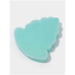 Молд для заливки новогодний «Ёлочка - Мне сладкое нельзя, неси полусладкое», 6.9×6.2×1.3 см, силикон, бирюзовый