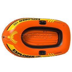 Лодка Explorer 100, 1 местная, 147 х 84 х 36 см, от 6 лет, до 55 кг, 58329NP INTEX