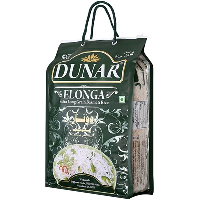Dunar Elonga Basmati Rice / Рис Басмати Элонга 5 кг