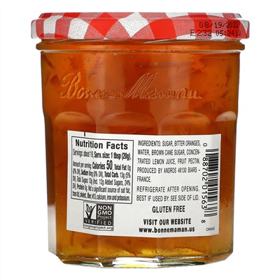 Bonne Maman, Orange Marmalade, 13 oz (370 g)