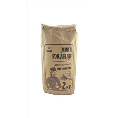 Мука ржаная цельнозерновая 2000 гр.