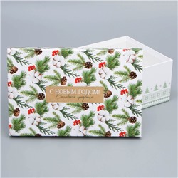 Набор подарочных коробок 5 в 1 «С Новым годом», 22×14×8.5 ‒ 32.5×20×12.5 см