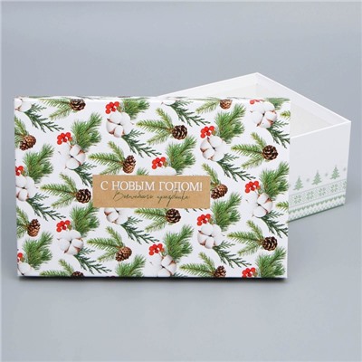 Набор подарочных коробок 5 в 1 «С Новым годом», 22×14×8.5 ‒ 32.5×20×12.5 см