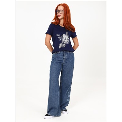 Сопряжение - футболка чернильный