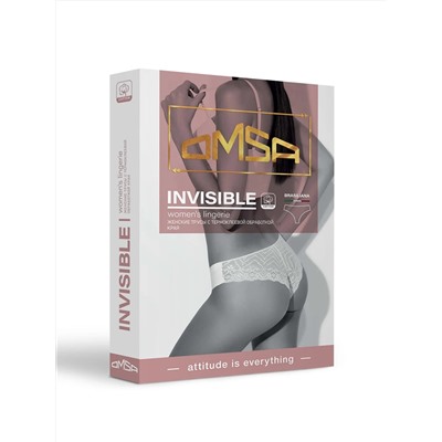 Omsa Трусы 5. OmD 2613B Invisible Brasiliana (термоклеевая обработка края), CO