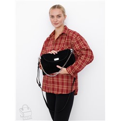 Сумка женская кожаная 98214-3MSS black Velina Fabbiano-Safenta в Новосибирске