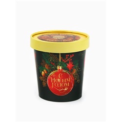 Подарочный набор новогодний «Счастливого года»: чай, конфеты, печенье брауни