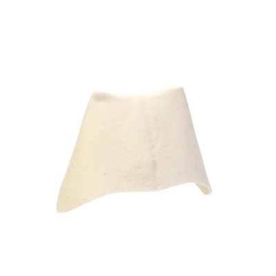 Шапка для бани и сауны, «Кошечка», полиэфир 70%, шерсть 30%, белая