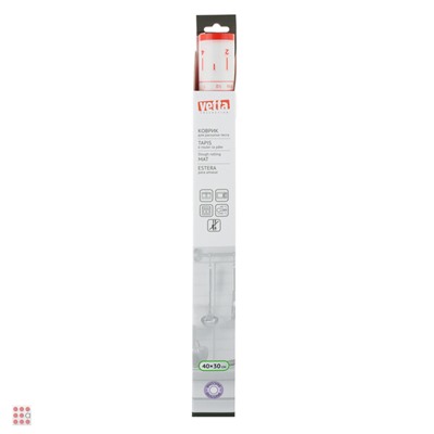 VETTA Коврик для раскатки теста с разметкой, 40x30см, силикон