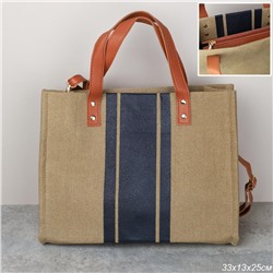 Сумка 33x13x25 / FX-2024/1 /уп 10/50/синяя полоса молния