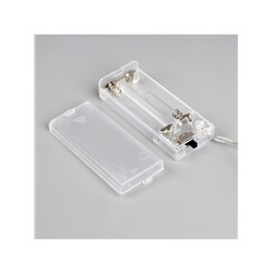 Гирлянда «Нить» 2 м с насадками «Розовый фонарик», IP20, прозрачная нить, 10 LED, батарейки AAх2 (нет в комплекте), свечение тёплое белое