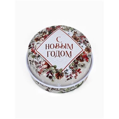 Свеча ароматическая «С Новым годом», аромат карамель, диаметр 4.8 см